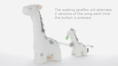 Big and Little Giraffe Singing Stuffed Animals With Motion, 13"
