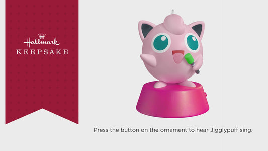 Pokémon, Singing Jigglypuff with Sound — 2025 Hallmark Keepsake Christmas Ornament