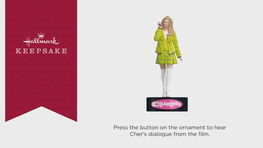 Clueless, Cher Horowitz with Sound — 2025 Hallmark Keepsake Christmas Ornament