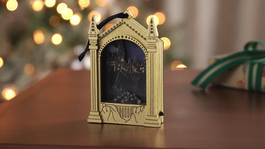 Harry Potter™ Hogwarts™ Musical Papercraft Ornament With Light — 2025 Hallmark Keepsake Christmas Ornament
