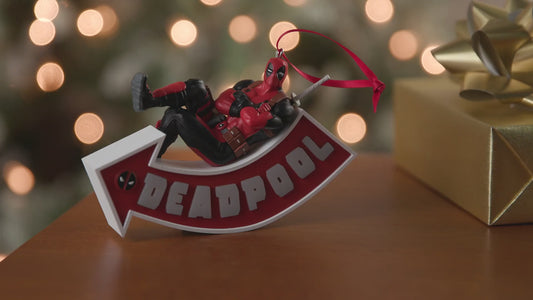 Marvel Deadpool It's a Sign! Ornament With Light — 2025 Hallmark Keepsake Christmas Ornament
