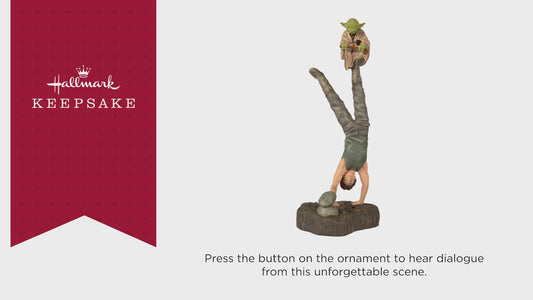 Star Wars™: The Empire Strikes Back™ There Is No Try Ornament With Sound — 2025 Hallmark Keepsake Christmas Ornament