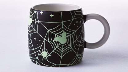 Disney Mickey Mouse Spiderweb Glow-in-the-Dark Mug, 17.5 oz.