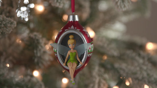Disney Tinker Bell Trimming the Tree With Tink & Light — 2025 Hallmark Keepsake Christmas Ornament