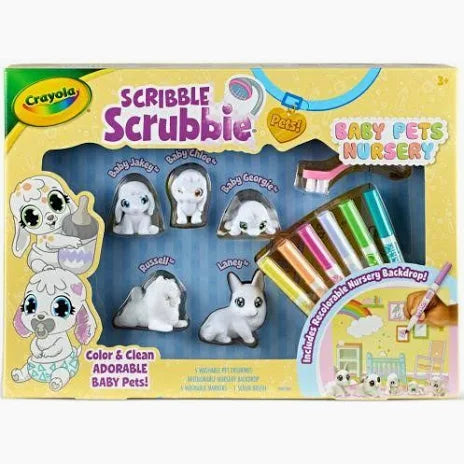 Scribble Scrubbies - baby pets nursery