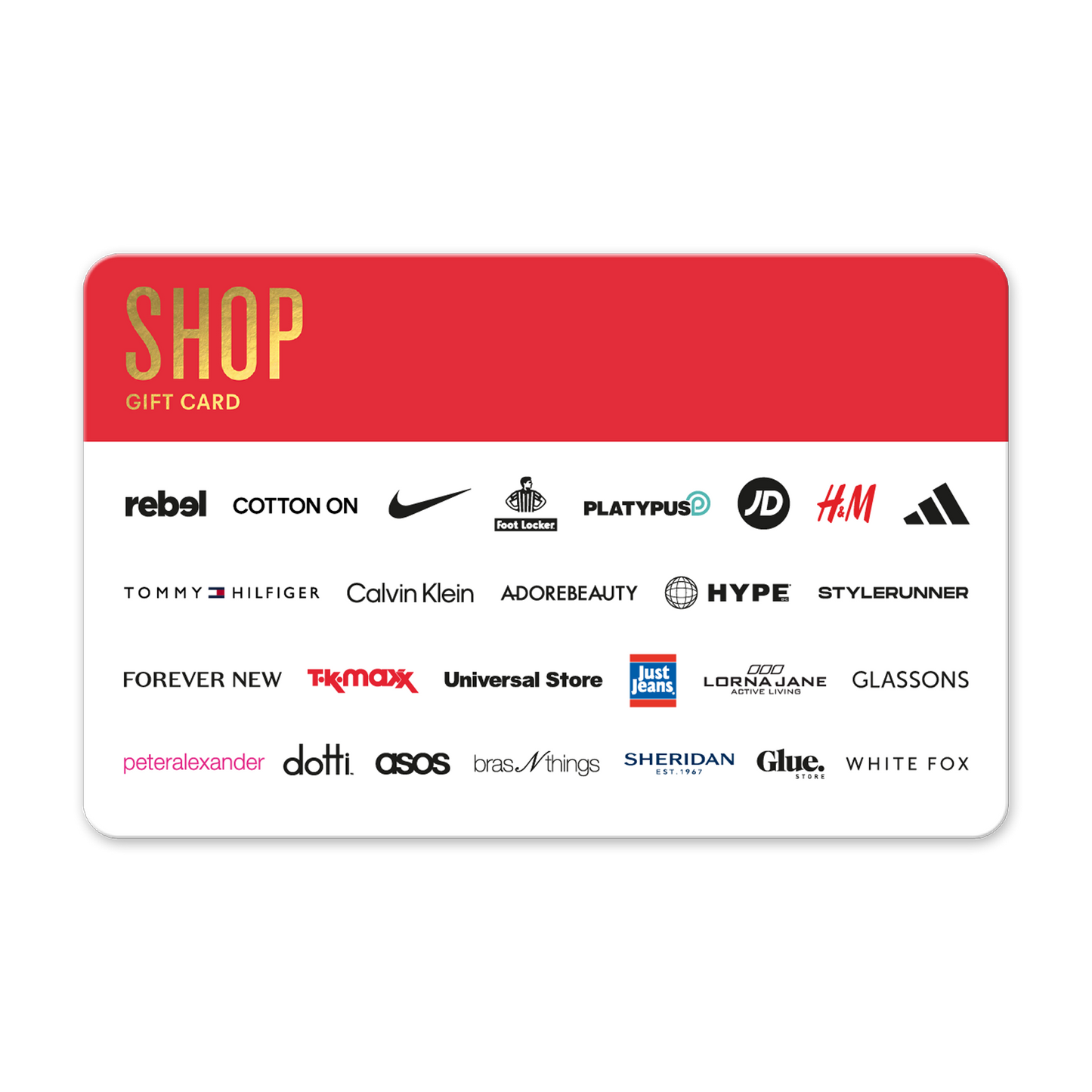 The Shop Card
