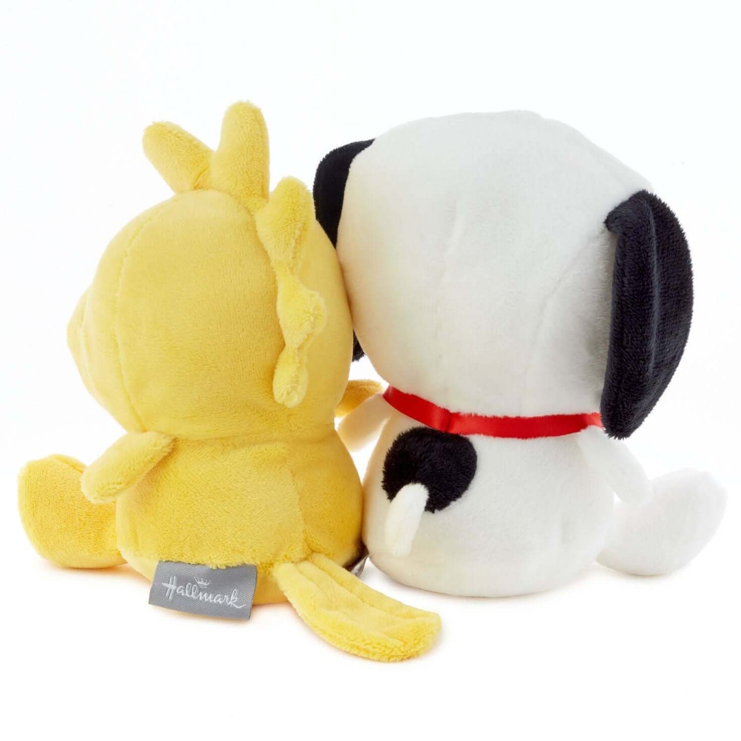Peanuts® Better Together — Snoopy and Woodstock Magnetic Plush, 5.25" back view, featuring detailed embroidery and soft plush materials.