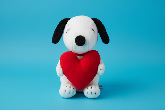 Peanuts® Snoopy With Heart Zip-Along Plush Toy