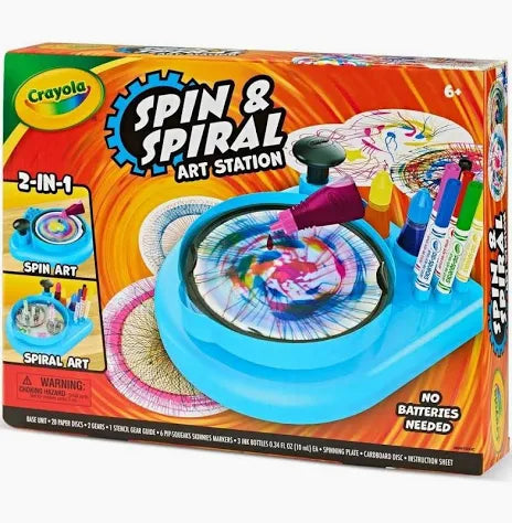 Crayola spin and Spiral