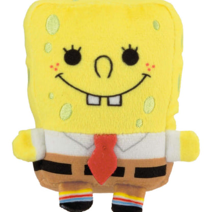 Nickelodeon SpongeBob SquarePants, fabric Hallmark Christmas ornament featuring a plush design with cheerful expression.