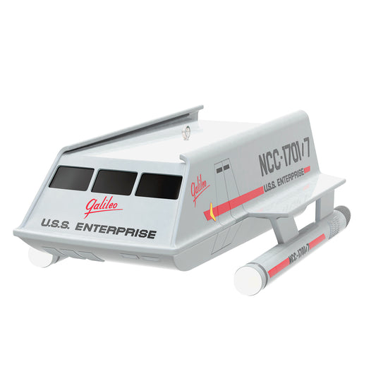 Star Trek™: The Original Series Shuttlecraft Galileo NCC-1701/7 With Sound — 2026 Hallmark Keepsake Christmas Ornament showing detailed side view.