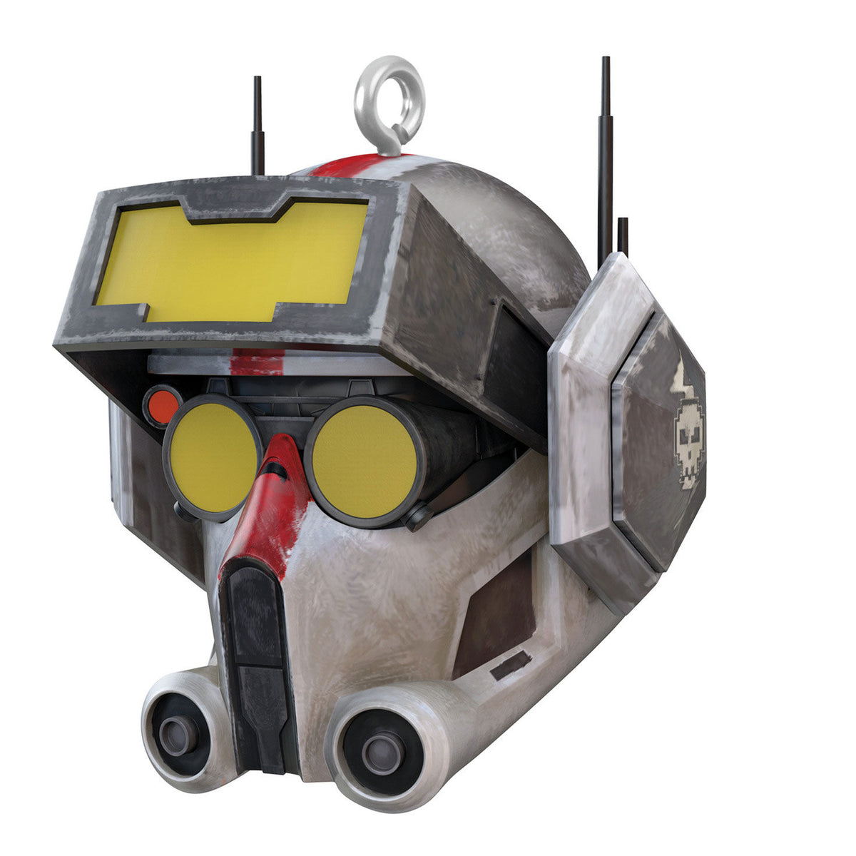Star Wars™: The Bad Batch™ Echo™ and Tech™, Set of 2 (Miniature) — Hallmark Keepsake Christmas Ornaments, Tech's helmet with detailed features.