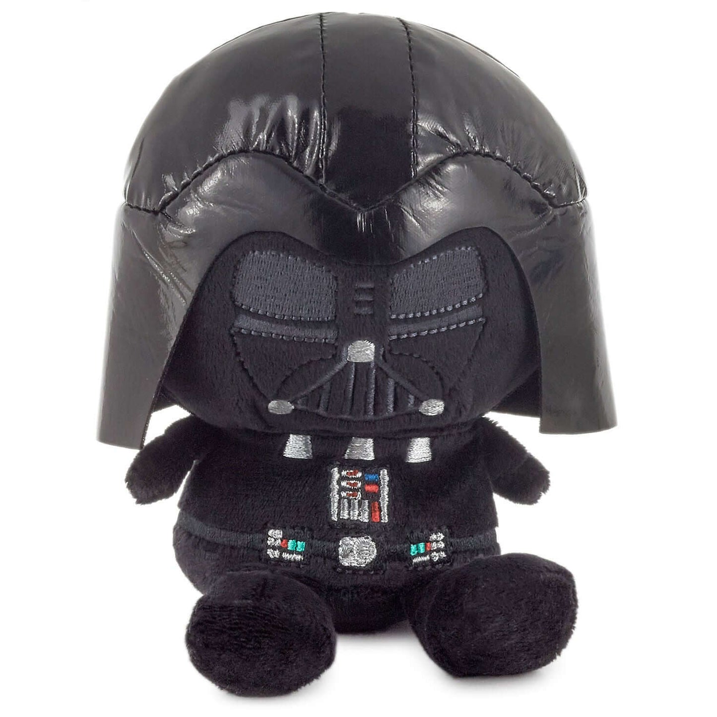 Better Together Star Wars™ Darth Vader™ and Stormtrooper™ Magnetic Plush, 5" in a close-up view showing detailed embroidered features and plush texture.