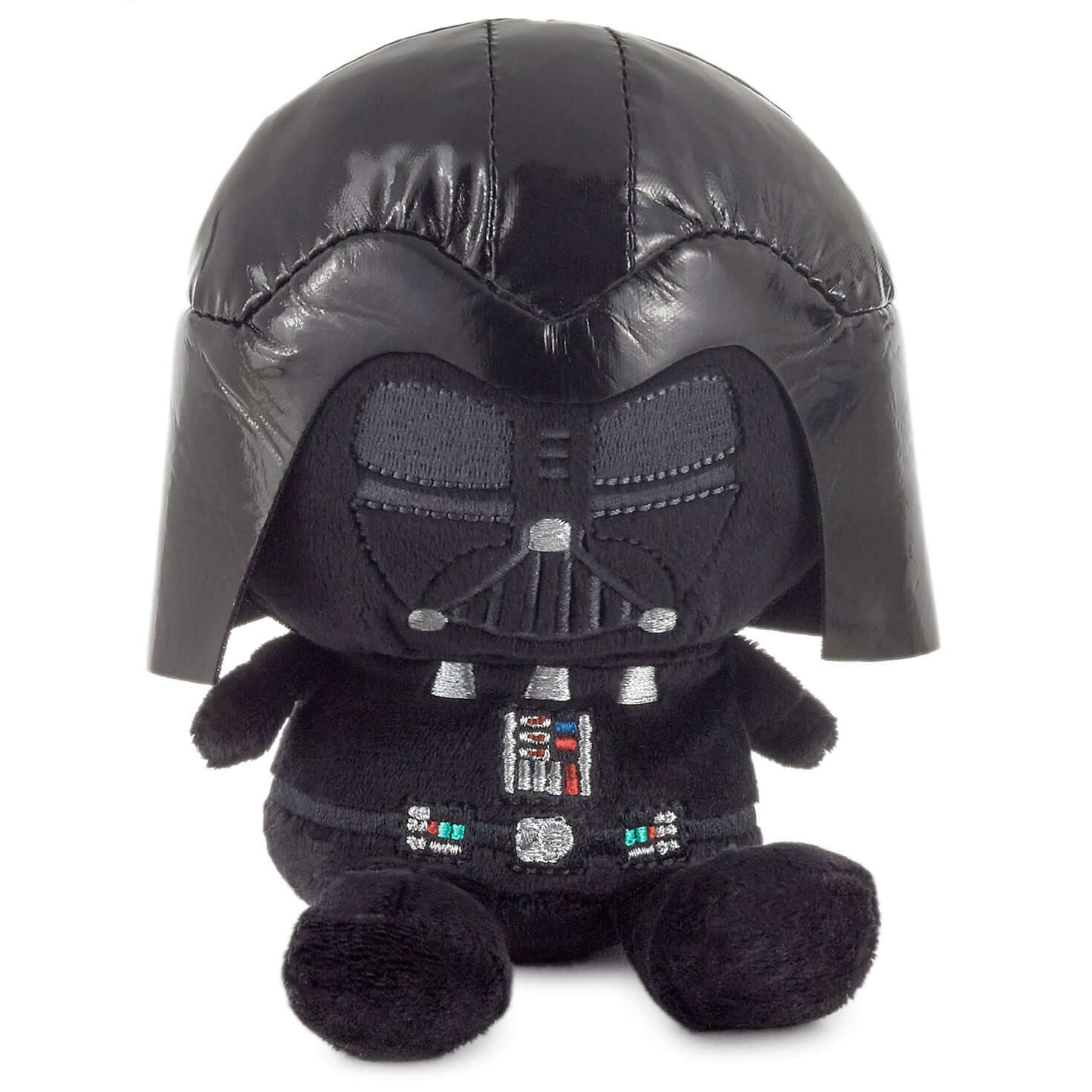 Better Together Star Wars™ Darth Vader™ and Stormtrooper™ Magnetic Plush, 5" in a close-up view showing detailed embroidered features and plush texture.