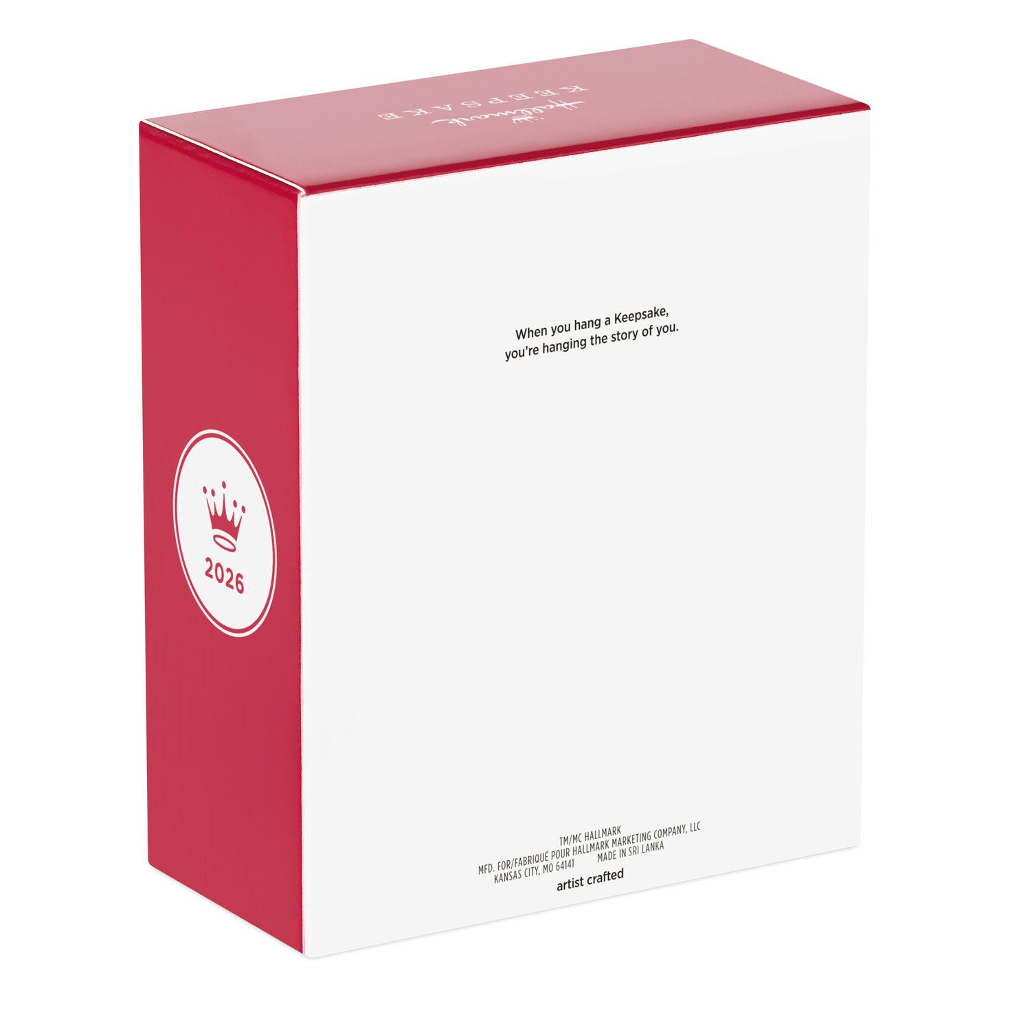 Star Wars: Return of the Jedi™ B-Wing Fighter™ — 2026 Hallmark Keepsake Christmas Ornament, back of box showing design and logo details.