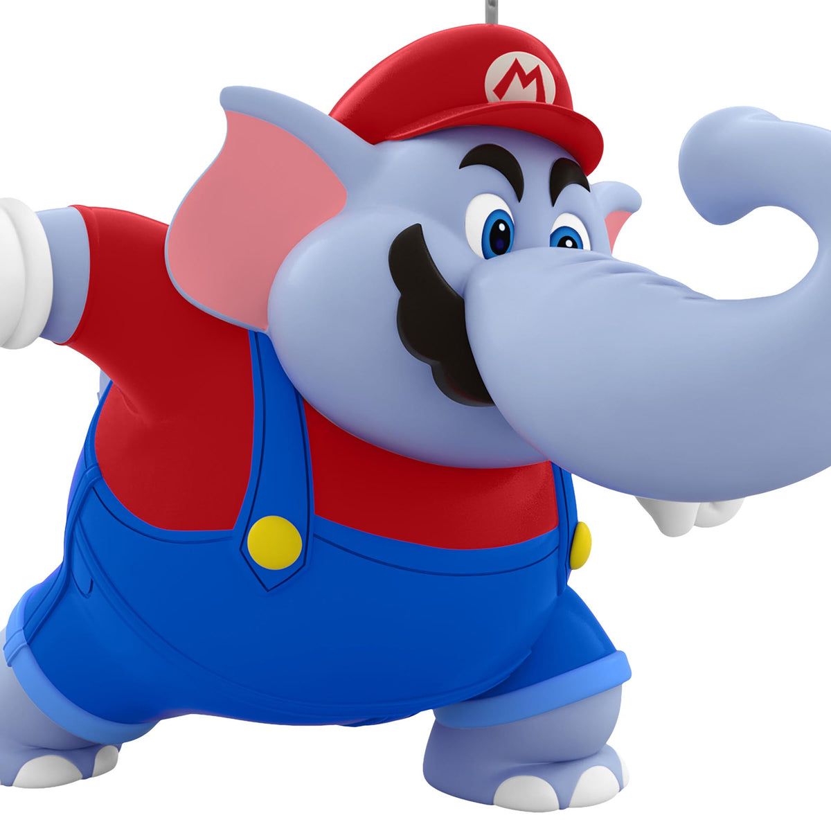 Super Mario™, Elephant Mario, 4th in the Powered Up With Mario Series — 2025 Hallmark Keepsake Christmas Ornament, close-up view