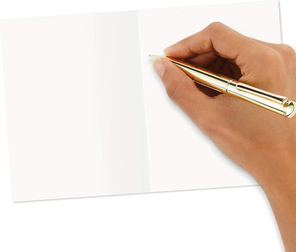 Hallmark Thinking of You, Encouragement, Get Well, Sympathy Cards Assortment (24 Assorted Cards and Envelopes) with a hand holding a pen ready to write.