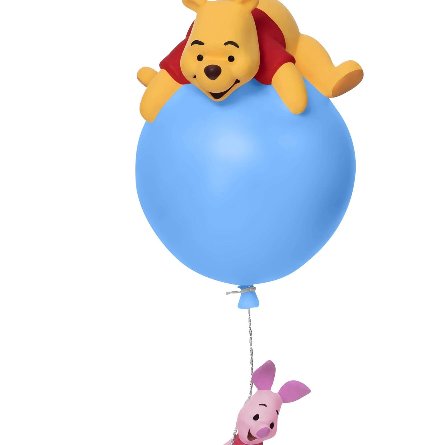 Disney, Winnie the Pooh: Up for Adventure Ornament With Light — 2025 Hallmark Keepsake Christmas Ornament featuring Pooh and Piglet on a blue balloon, showcasing vibrant colours and playful design.
