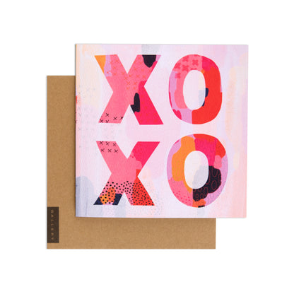 XOXO All Occasions Colourful Blank Card