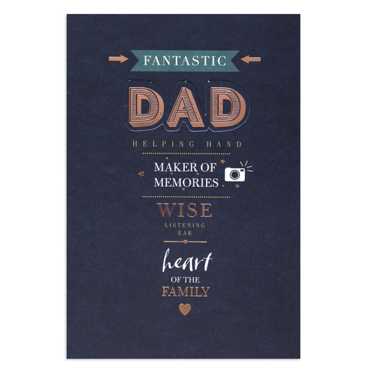 Hallmark Father's Day Card - Fantastic Dad, Maker Of Memories