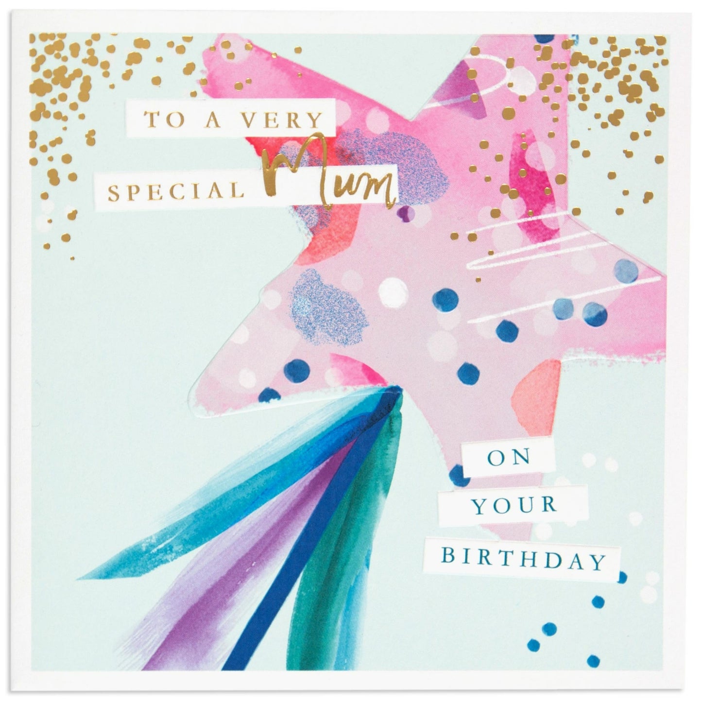 Shooting Star Very Special Mum Gorgeous Birthday Card