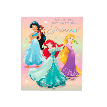 Disney Princess Activity Birthday Card
