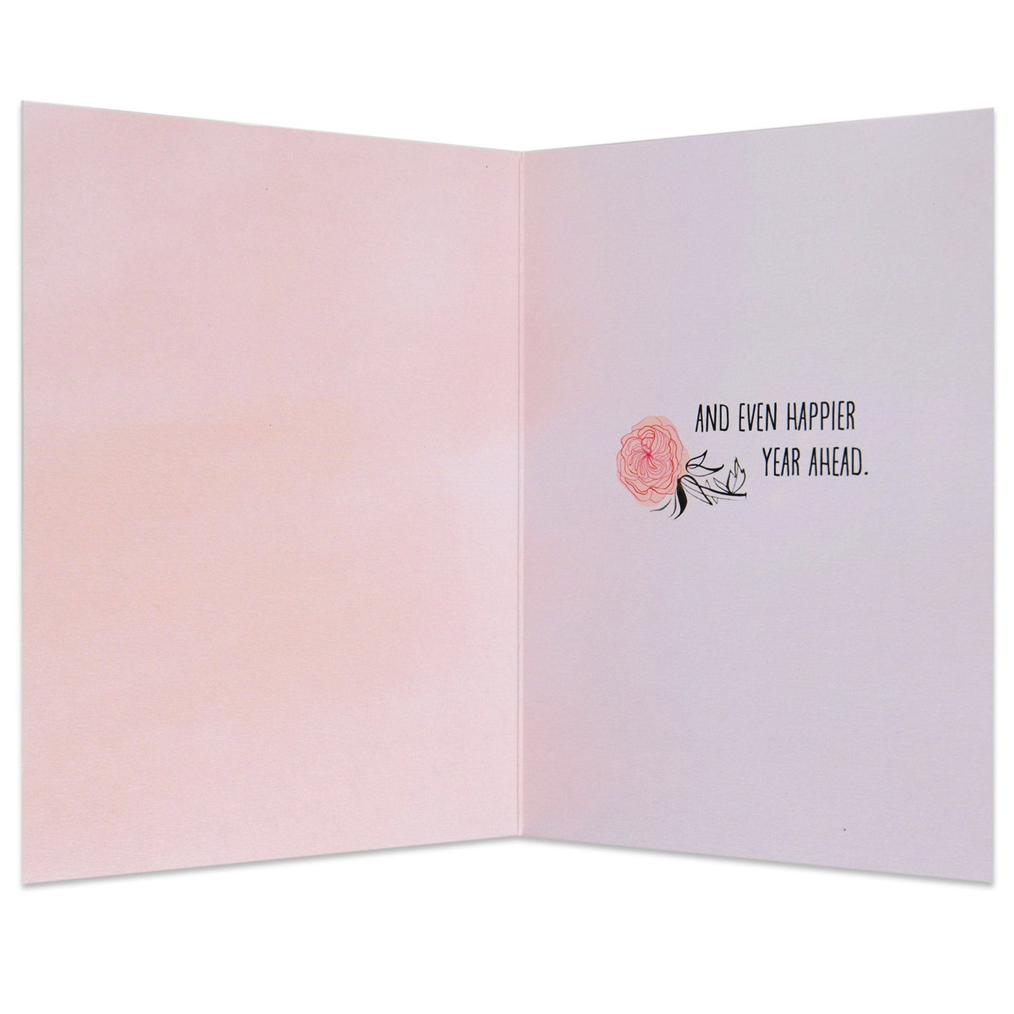 Gorgeous Illustrated Floral Birthday Card