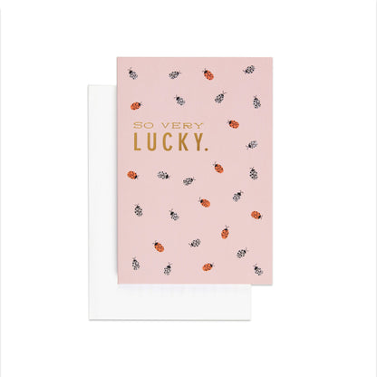 Lovely Lucky Ladybug Thank You Card