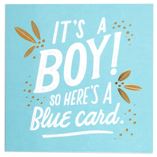 Fun It's A Boy Congratulations Card