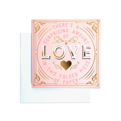 Elegant Surprising Amounts Of Love Card