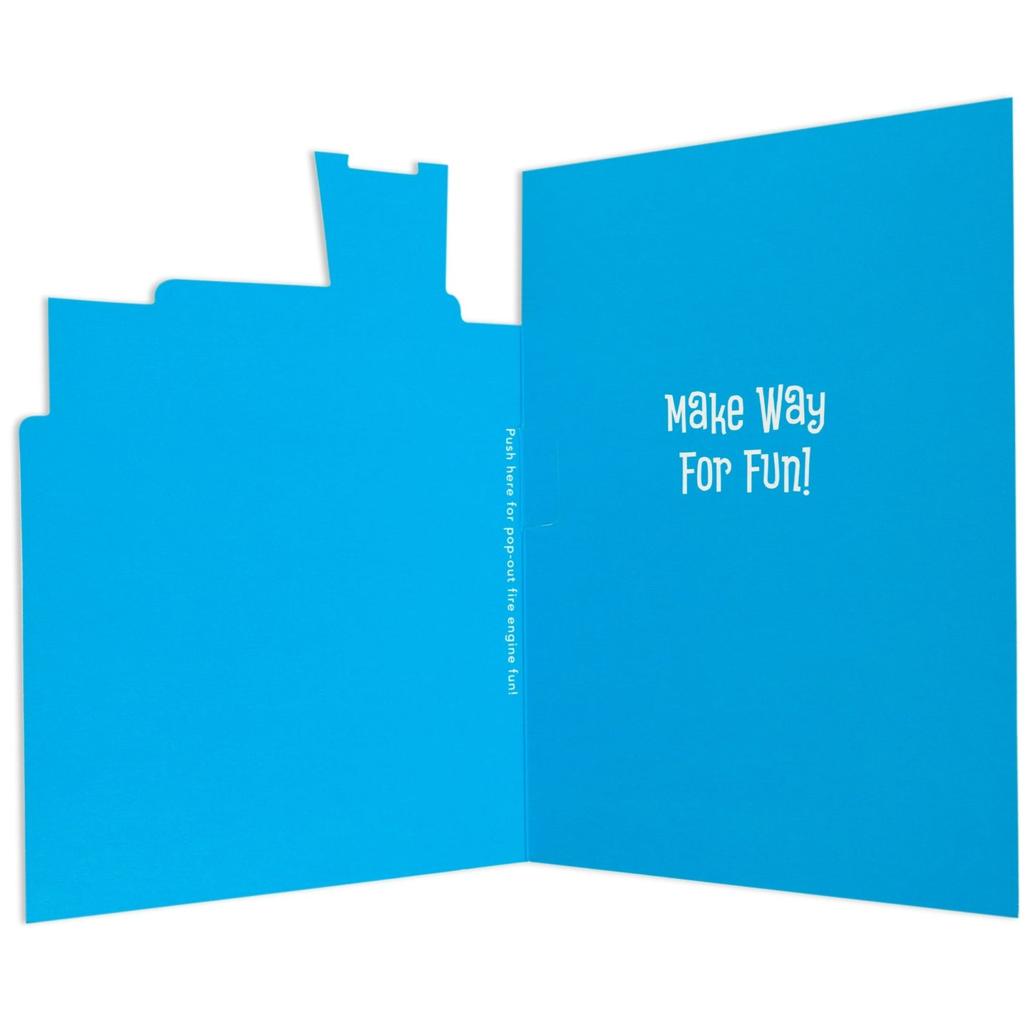 Colourful & Fun Fire Truck Birthday Card