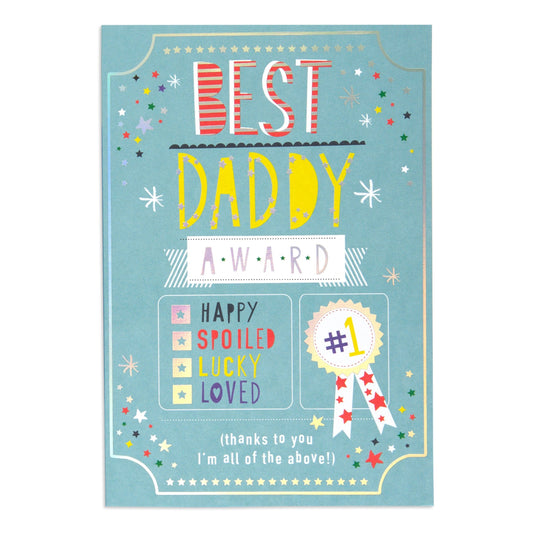 Hallmark Father's Day Card - Best Daddy Award