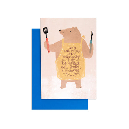 Hallmark Father's Day Card - "The Man Who Does It All" For Partner