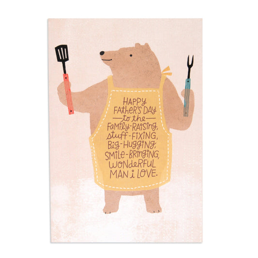 Hallmark Father's Day Card - "The Man Who Does It All" For Partner