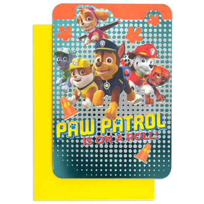 Paw Patrol On A Roll Fun Birthday Card