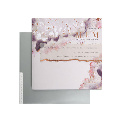 Beautiful Agate Crystal Mum Birthday Card