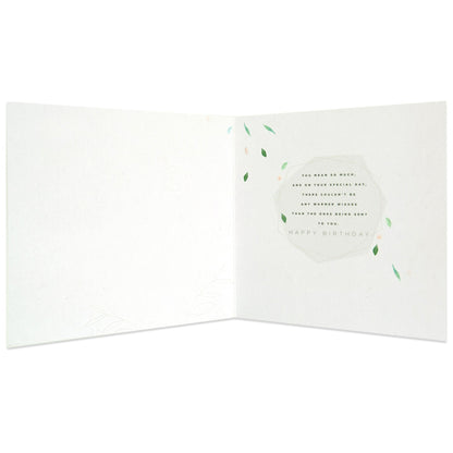 Lovely Daughter Detachable Wooden Keepsake Birthday Card