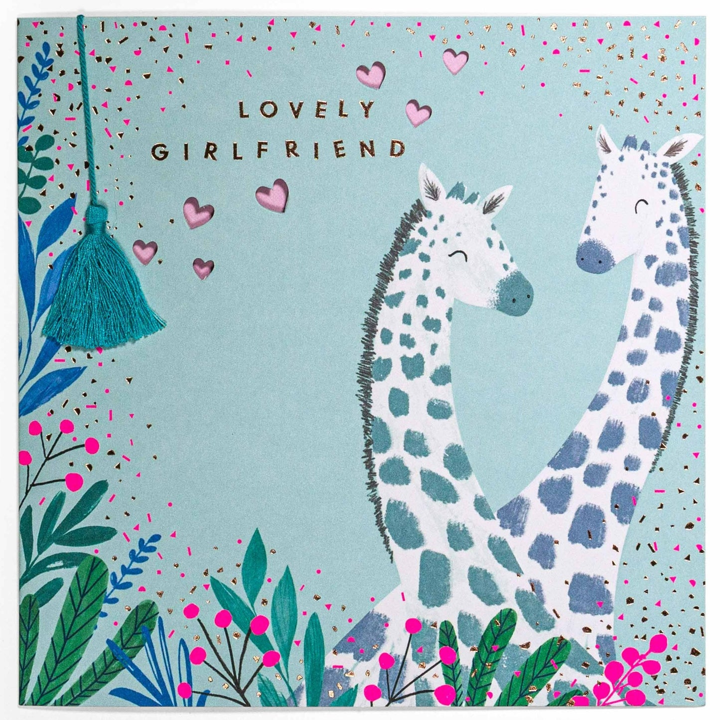 Cute Giraffe Birthday Card for Girlfriend