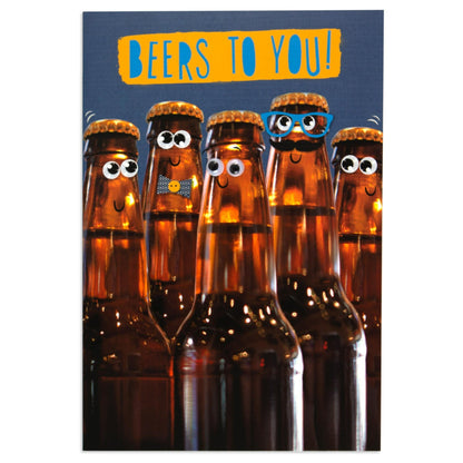 Beers To You Fun Celebration Card