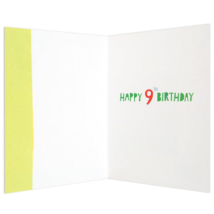 Pretty Epic Colourful 9th Birthday Card