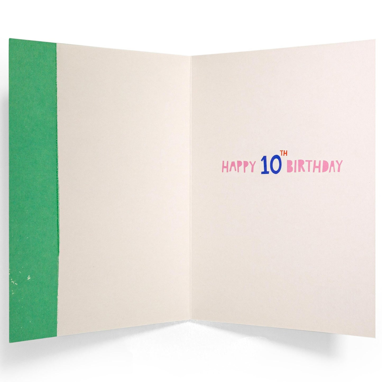 Beyond Awesome Cool 10th Birthday Card