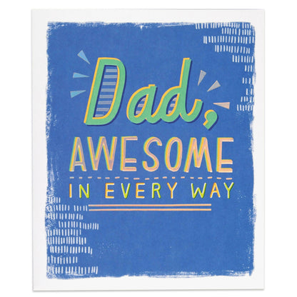 Awesome Dad Cheerful Birthday Card for Dad