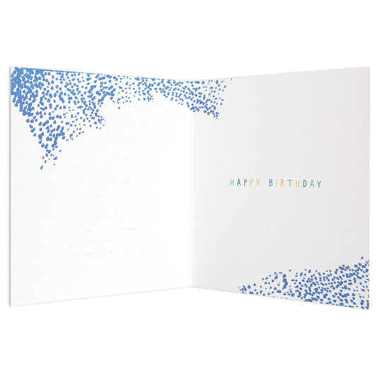 Brother Like No Other Colourful Birthday Card