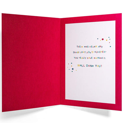 Hooray You Did It Fun Graduation Congratulations Card