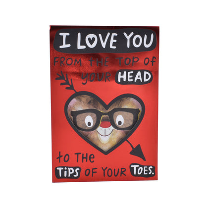 Hallmark Valentine's Day Card - Head to Toes