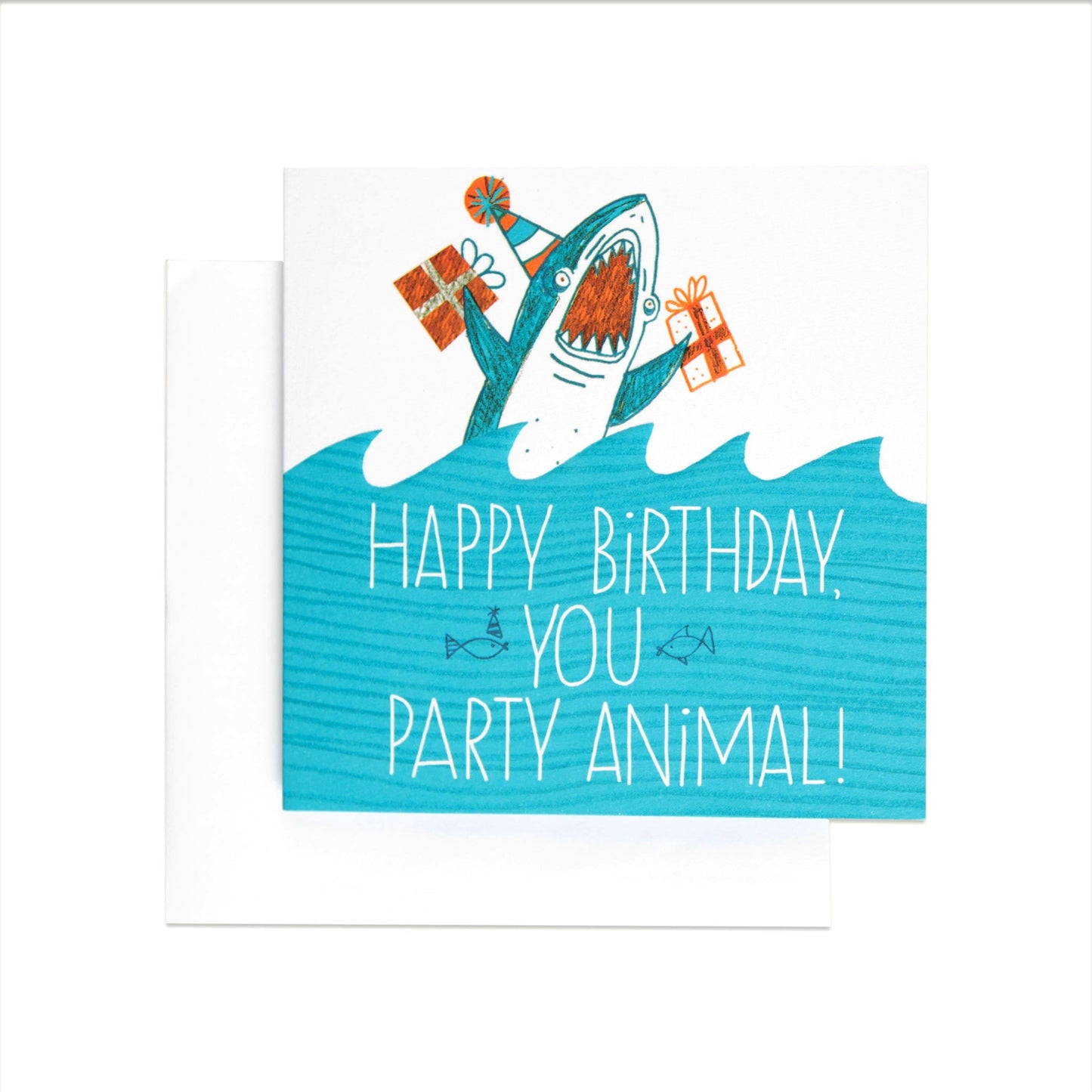 Party Animal Shark Funny Birthday Card