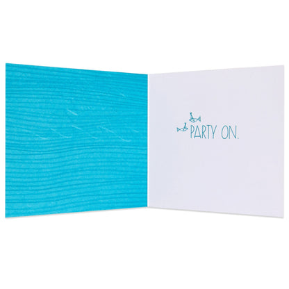 Party Animal Shark Funny Birthday Card