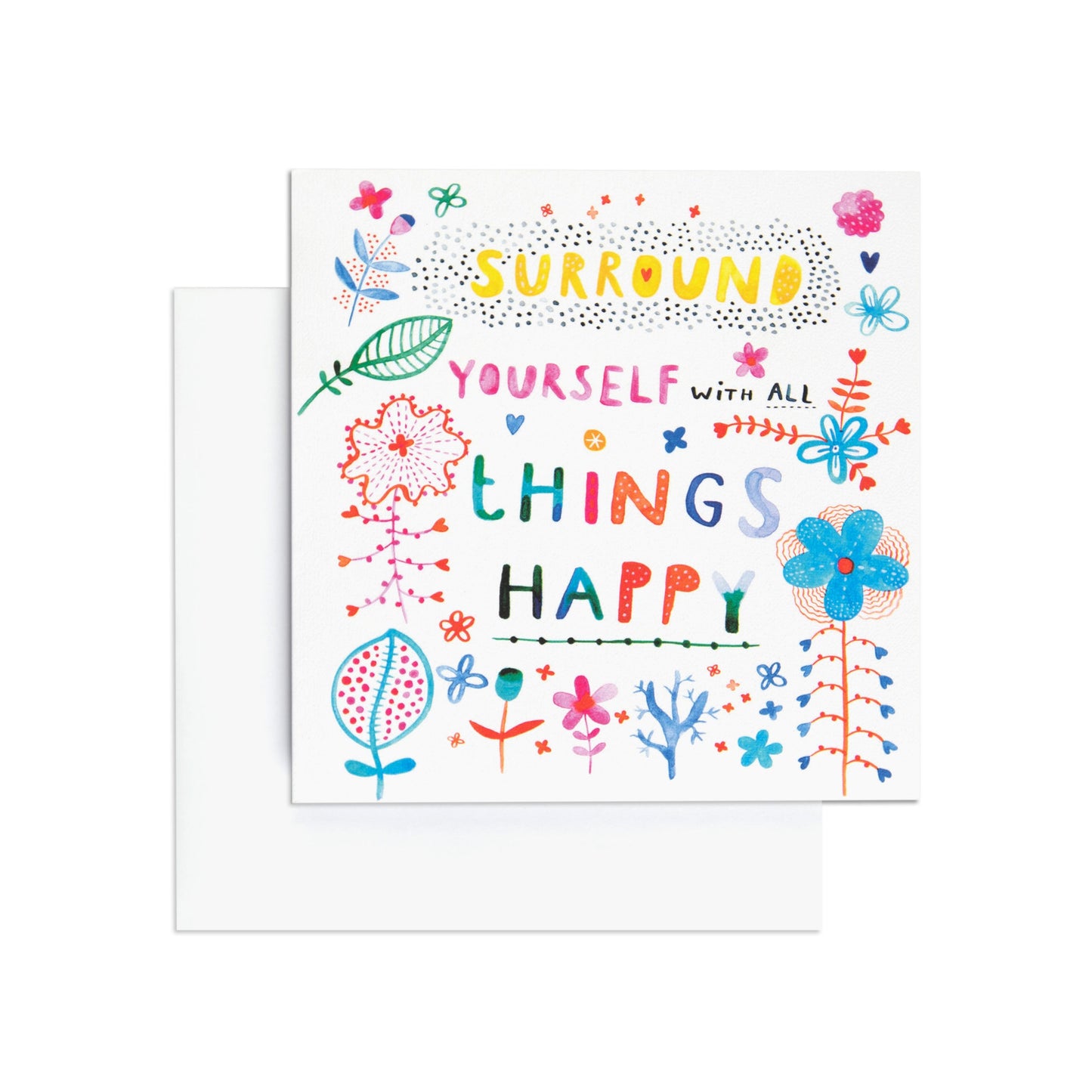 Colourful Surround Yourself Card