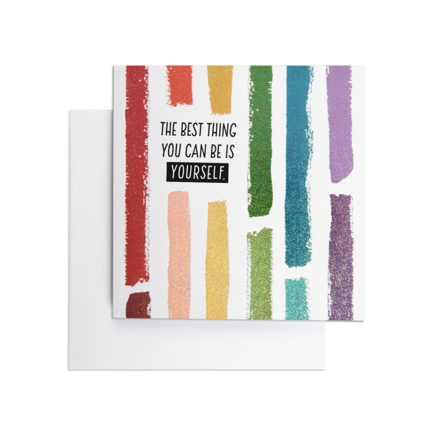 Best Thing You Can Be Is Yourself Sweet Colourful Appreciation Card