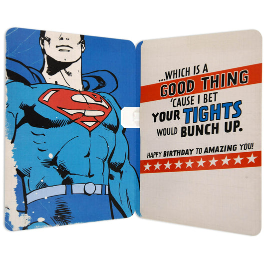 Superman Hero Interactive Birthday Card